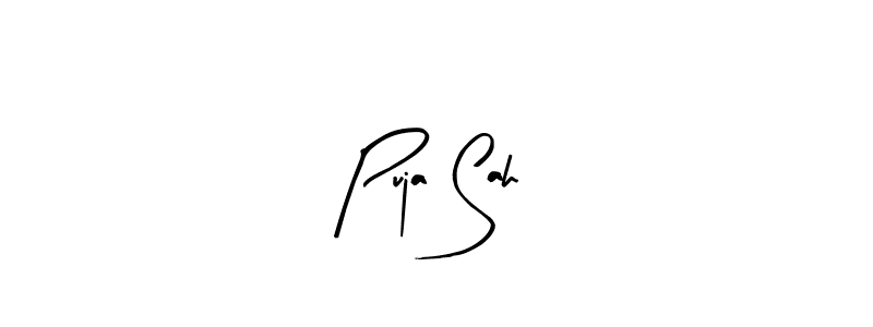Design your own signature with our free online signature maker. With this signature software, you can create a handwritten (Arty Signature) signature for name Puja Sah. Puja Sah signature style 8 images and pictures png