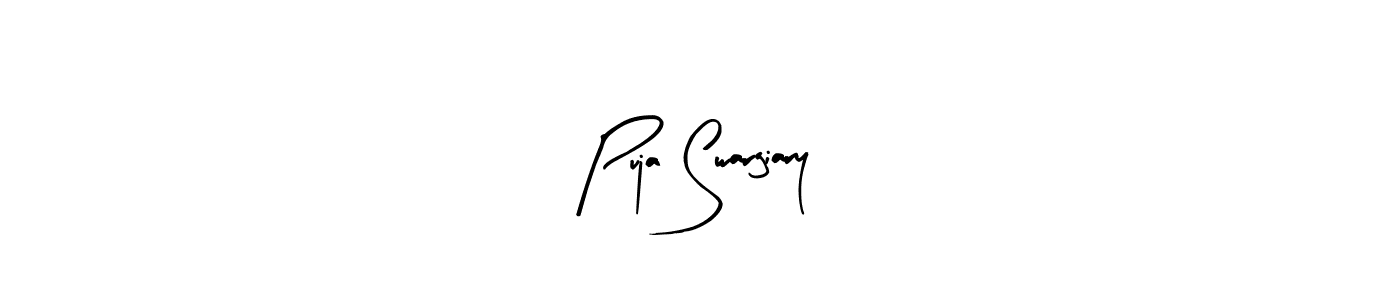 You can use this online signature creator to create a handwritten signature for the name Puja Swargiary. This is the best online autograph maker. Puja Swargiary signature style 8 images and pictures png