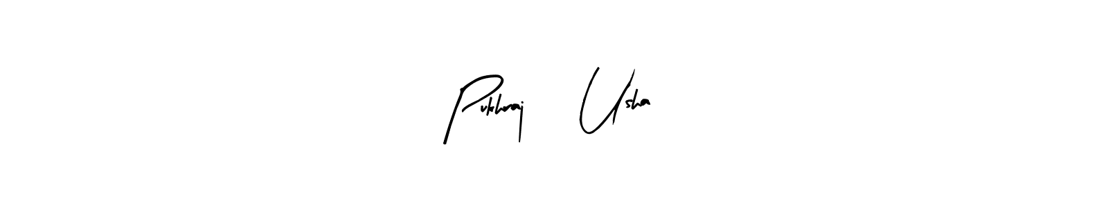 Make a beautiful signature design for name Pukhraj ❣ Usha. Use this online signature maker to create a handwritten signature for free. Pukhraj ❣ Usha signature style 8 images and pictures png