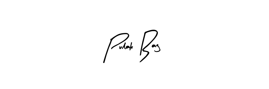 The best way (Arty Signature) to make a short signature is to pick only two or three words in your name. The name Pulak Bag include a total of six letters. For converting this name. Pulak Bag signature style 8 images and pictures png