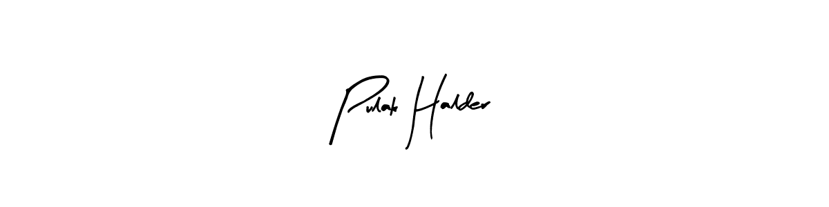 How to make Pulak Halder signature? Arty Signature is a professional autograph style. Create handwritten signature for Pulak Halder name. Pulak Halder signature style 8 images and pictures png
