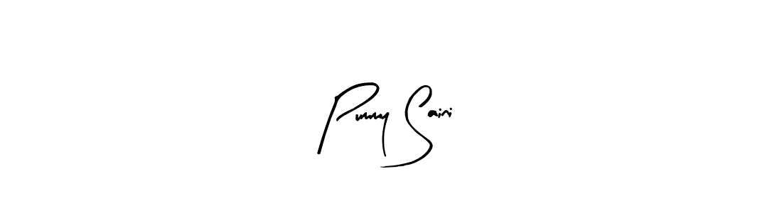 How to make Pummy Saini signature? Arty Signature is a professional autograph style. Create handwritten signature for Pummy Saini name. Pummy Saini signature style 8 images and pictures png
