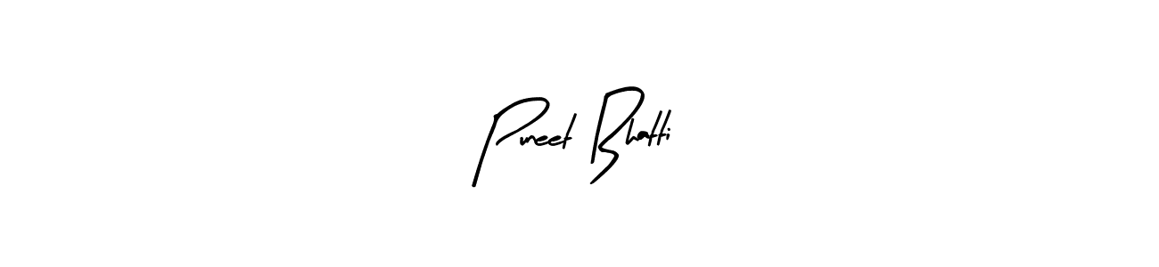 Create a beautiful signature design for name Puneet Bhatti. With this signature (Arty Signature) fonts, you can make a handwritten signature for free. Puneet Bhatti signature style 8 images and pictures png