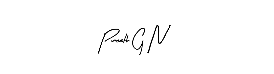 See photos of Puneeth G N official signature by Spectra . Check more albums & portfolios. Read reviews & check more about Arty Signature font. Puneeth G N signature style 8 images and pictures png