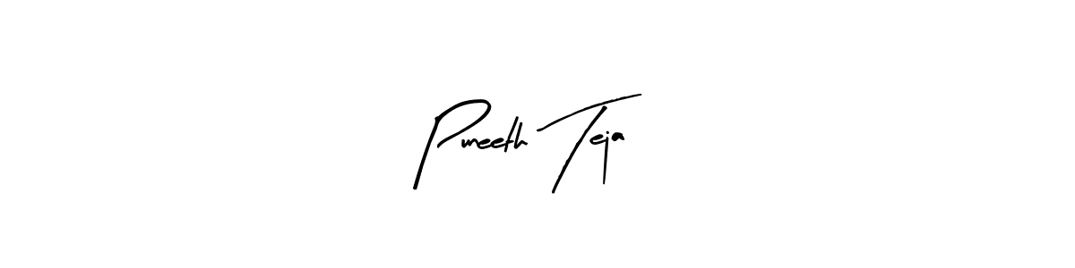 You can use this online signature creator to create a handwritten signature for the name Puneeth Teja. This is the best online autograph maker. Puneeth Teja signature style 8 images and pictures png