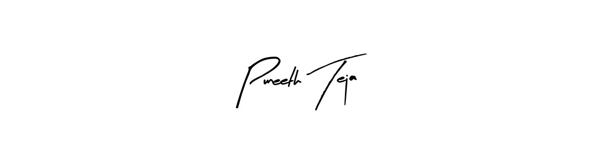 How to make Puneeth Teja signature? Arty Signature is a professional autograph style. Create handwritten signature for Puneeth Teja name. Puneeth Teja signature style 8 images and pictures png