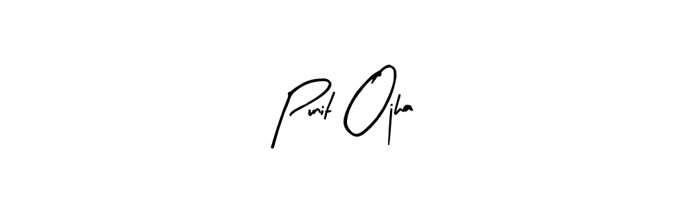 Use a signature maker to create a handwritten signature online. With this signature software, you can design (Arty Signature) your own signature for name Punit Ojha. Punit Ojha signature style 8 images and pictures png