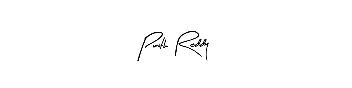 Use a signature maker to create a handwritten signature online. With this signature software, you can design (Arty Signature) your own signature for name Punith Reddy. Punith Reddy signature style 8 images and pictures png