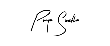 Upgrade your professional image with Punya Swetha signature created with Arty Signature font. Fast, free, and watermark-free download. Punya Swetha signature style 8 images and pictures png