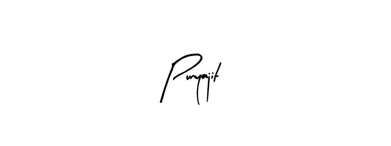 You should practise on your own different ways (Arty Signature) to write your name (Punyajit) in signature. don't let someone else do it for you. Punyajit signature style 8 images and pictures png