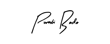 Make a beautiful signature design for name Purabi Bodo. Use this online signature maker to create a handwritten signature for free. Purabi Bodo signature style 8 images and pictures png