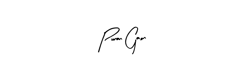 How to Draw Puran Gaon signature style? Arty Signature is a latest design signature styles for name Puran Gaon. Puran Gaon signature style 8 images and pictures png
