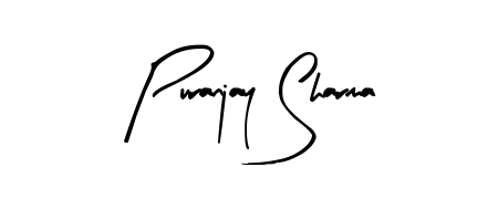 Make a beautiful signature design for name Puranjay Sharma. With this signature (Arty Signature) style, you can create a handwritten signature for free. Puranjay Sharma signature style 8 images and pictures png