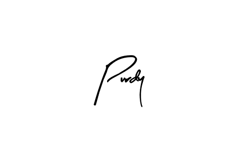 Make a beautiful signature design for name Purdy. With this signature (Arty Signature) style, you can create a handwritten signature for free. Purdy signature style 8 images and pictures png