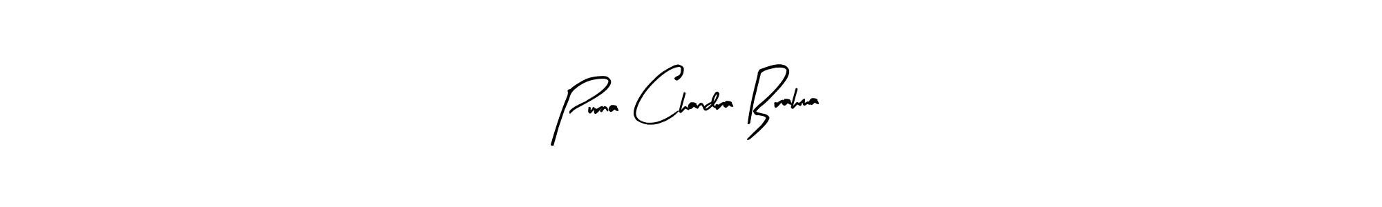 Similarly Arty Signature is the best handwritten signature design. Signature creator online .You can use it as an online autograph creator for name Purna Chandra Brahma. Purna Chandra Brahma signature style 8 images and pictures png