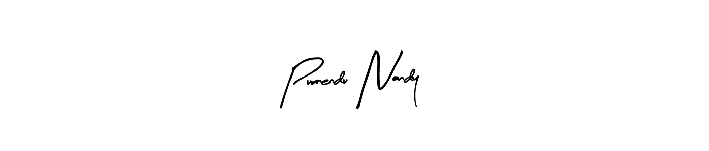 Arty Signature is a professional signature style that is perfect for those who want to add a touch of class to their signature. It is also a great choice for those who want to make their signature more unique. Get Purnendu Nandy name to fancy signature for free. Purnendu Nandy signature style 8 images and pictures png