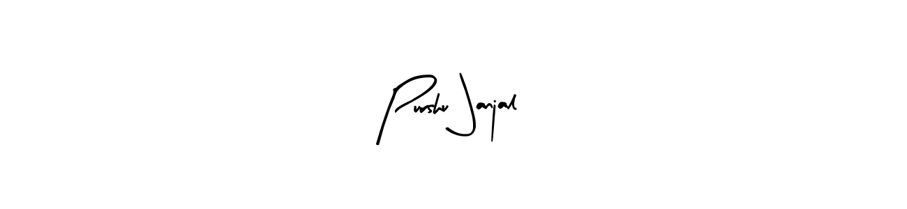Create a beautiful signature design for name Purshu Janjal. With this signature (Arty Signature) fonts, you can make a handwritten signature for free. Purshu Janjal signature style 8 images and pictures png