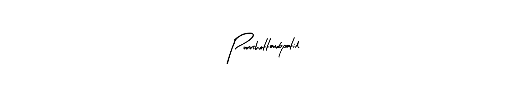 Design your own signature with our free online signature maker. With this signature software, you can create a handwritten (Arty Signature) signature for name Purushottambpatil. Purushottambpatil signature style 8 images and pictures png