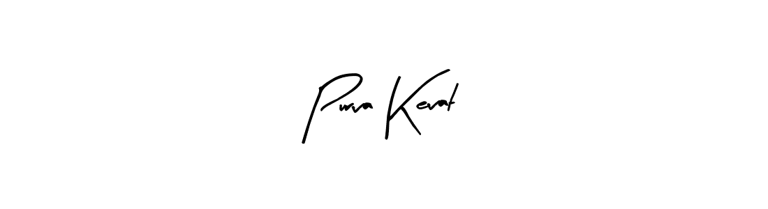 Make a beautiful signature design for name Purva Kevat. With this signature (Arty Signature) style, you can create a handwritten signature for free. Purva Kevat signature style 8 images and pictures png