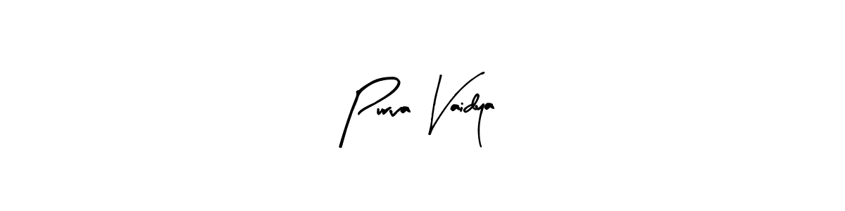 You can use this online signature creator to create a handwritten signature for the name Purva Vaidya. This is the best online autograph maker. Purva Vaidya signature style 8 images and pictures png