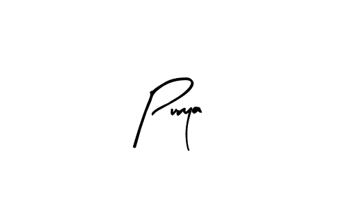 Also we have Purya name is the best signature style. Create professional handwritten signature collection using Arty Signature autograph style. Purya signature style 8 images and pictures png