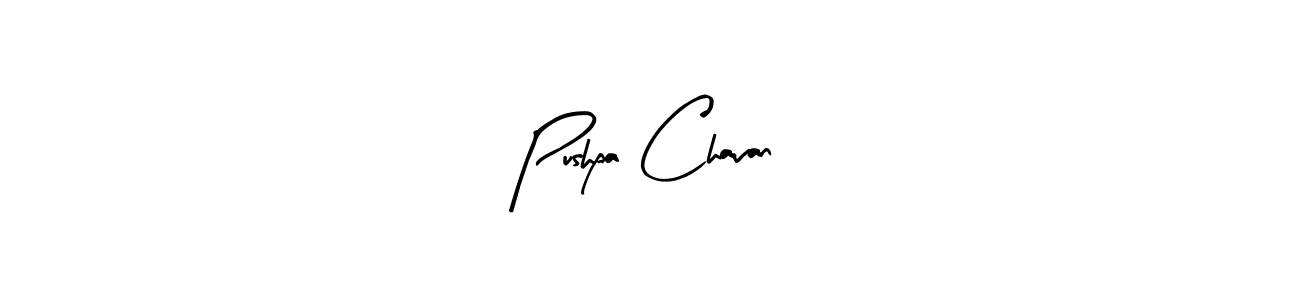 Create a beautiful signature design for name Pushpa Chavan. With this signature (Arty Signature) fonts, you can make a handwritten signature for free. Pushpa Chavan signature style 8 images and pictures png