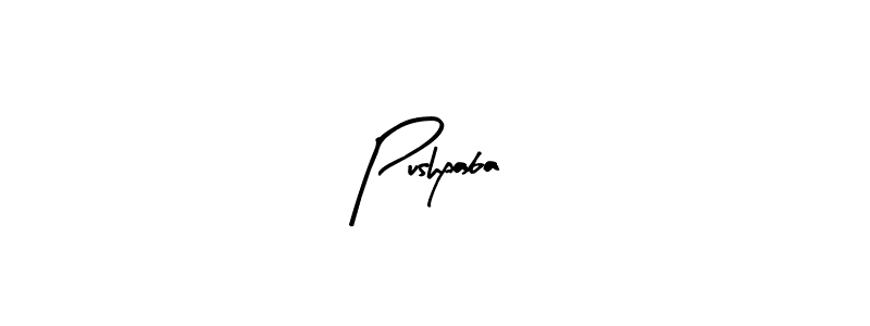 Similarly Arty Signature is the best handwritten signature design. Signature creator online .You can use it as an online autograph creator for name Pushpaba. Pushpaba signature style 8 images and pictures png