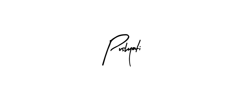 Similarly Arty Signature is the best handwritten signature design. Signature creator online .You can use it as an online autograph creator for name Pushyati. Pushyati signature style 8 images and pictures png