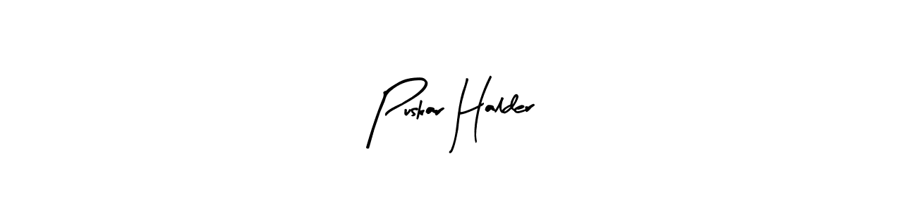 Puskar Halder stylish signature style. Best Handwritten Sign (Arty Signature) for my name. Handwritten Signature Collection Ideas for my name Puskar Halder. Puskar Halder signature style 8 images and pictures png