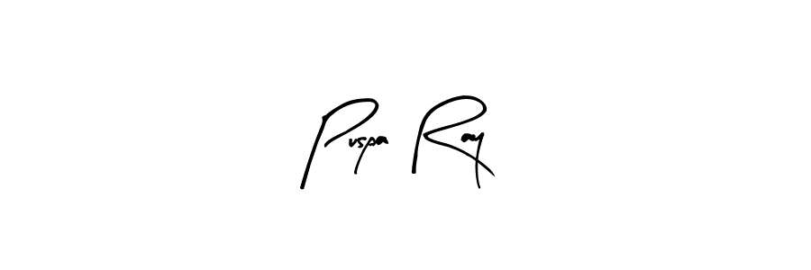 Similarly Arty Signature is the best handwritten signature design. Signature creator online .You can use it as an online autograph creator for name Puspa Ray. Puspa Ray signature style 8 images and pictures png