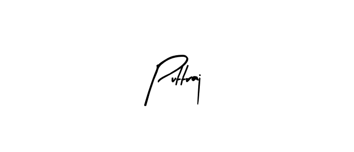 The best way (Arty Signature) to make a short signature is to pick only two or three words in your name. The name Puttraj include a total of six letters. For converting this name. Puttraj signature style 8 images and pictures png