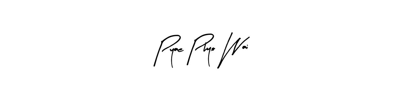 Once you've used our free online signature maker to create your best signature Arty Signature style, it's time to enjoy all of the benefits that Pyae Phyo Wai name signing documents. Pyae Phyo Wai signature style 8 images and pictures png