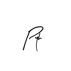 if you are searching for the best signature style for your name Pyh. so please give up your signature search. here we have designed multiple signature styles  using Arty Signature. Pyh signature style 8 images and pictures png