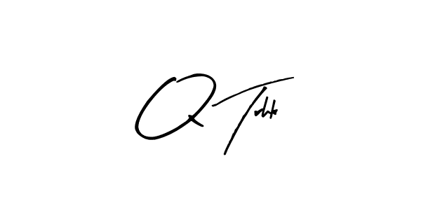 Best and Professional Signature Style for Q Trhk. Arty Signature Best Signature Style Collection. Q Trhk signature style 8 images and pictures png