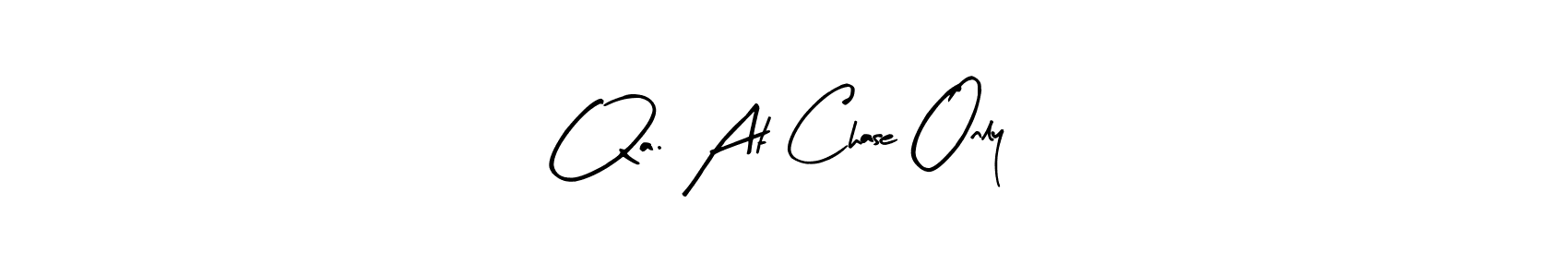 Design your own signature with our free online signature maker. With this signature software, you can create a handwritten (Arty Signature) signature for name Qa. At Chase Only. Qa. At Chase Only signature style 8 images and pictures png