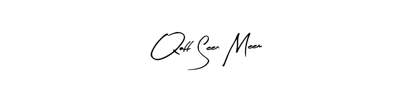 This is the best signature style for the Qaff Seen Meem name. Also you like these signature font (Arty Signature). Mix name signature. Qaff Seen Meem signature style 8 images and pictures png