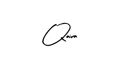 Arty Signature is a professional signature style that is perfect for those who want to add a touch of class to their signature. It is also a great choice for those who want to make their signature more unique. Get Qaira name to fancy signature for free. Qaira signature style 8 images and pictures png
