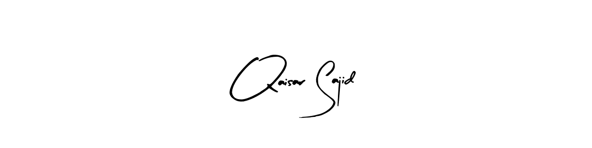 Also we have Qaisar Sajid name is the best signature style. Create professional handwritten signature collection using Arty Signature autograph style. Qaisar Sajid signature style 8 images and pictures png