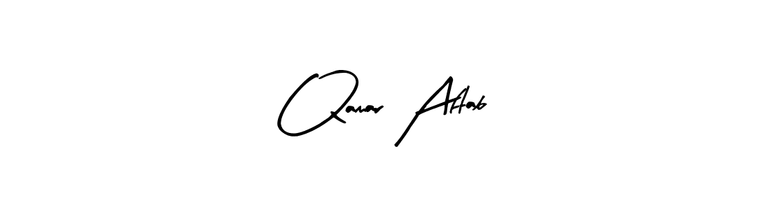 if you are searching for the best signature style for your name Qamar Aftab. so please give up your signature search. here we have designed multiple signature styles  using Arty Signature. Qamar Aftab signature style 8 images and pictures png