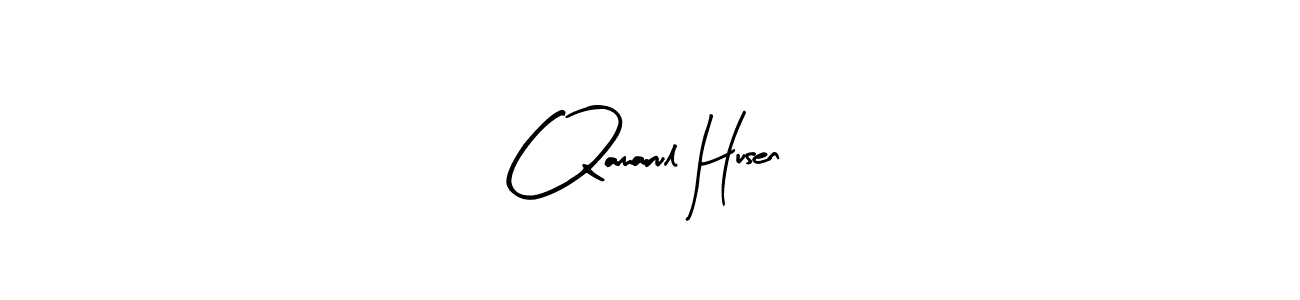 It looks lik you need a new signature style for name Qamarul Husen. Design unique handwritten (Arty Signature) signature with our free signature maker in just a few clicks. Qamarul Husen signature style 8 images and pictures png