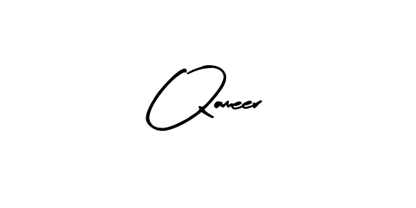 if you are searching for the best signature style for your name Qameer. so please give up your signature search. here we have designed multiple signature styles  using Arty Signature. Qameer signature style 8 images and pictures png