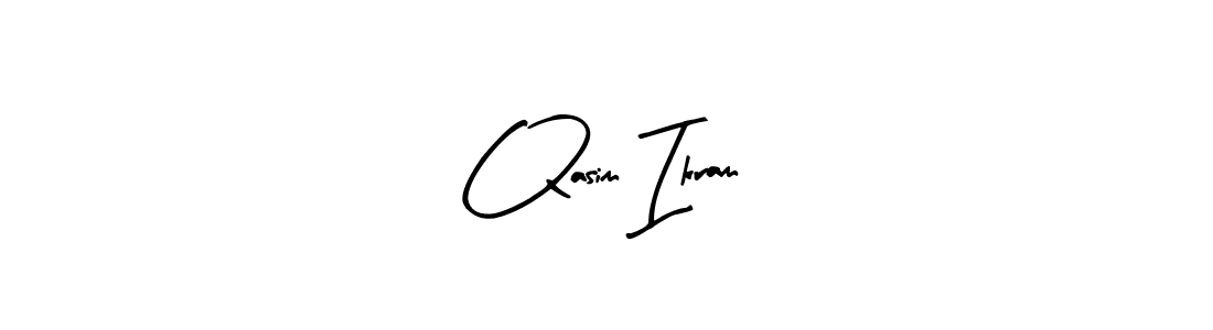 How to make Qasim Ikram name signature. Use Arty Signature style for creating short signs online. This is the latest handwritten sign. Qasim Ikram signature style 8 images and pictures png