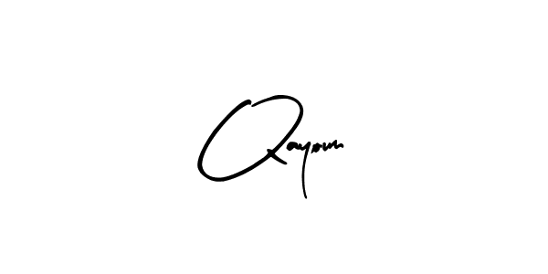 Similarly Arty Signature is the best handwritten signature design. Signature creator online .You can use it as an online autograph creator for name Qayoum. Qayoum signature style 8 images and pictures png