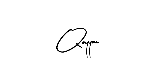 Also You can easily find your signature by using the search form. We will create Qayyam name handwritten signature images for you free of cost using Arty Signature sign style. Qayyam signature style 8 images and pictures png