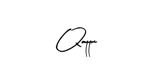 Use a signature maker to create a handwritten signature online. With this signature software, you can design (Arty Signature) your own signature for name Qayyum. Qayyum signature style 8 images and pictures png