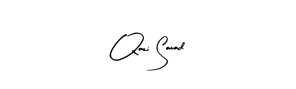 How to make Qazi Samad signature? Arty Signature is a professional autograph style. Create handwritten signature for Qazi Samad name. Qazi Samad signature style 8 images and pictures png