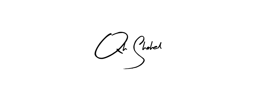 How to make Qh Shohel name signature. Use Arty Signature style for creating short signs online. This is the latest handwritten sign. Qh Shohel signature style 8 images and pictures png