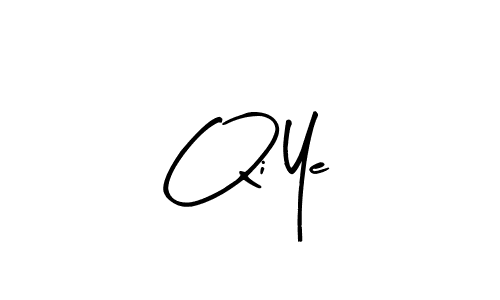 Best and Professional Signature Style for Qi Ye. Arty Signature Best Signature Style Collection. Qi Ye signature style 8 images and pictures png