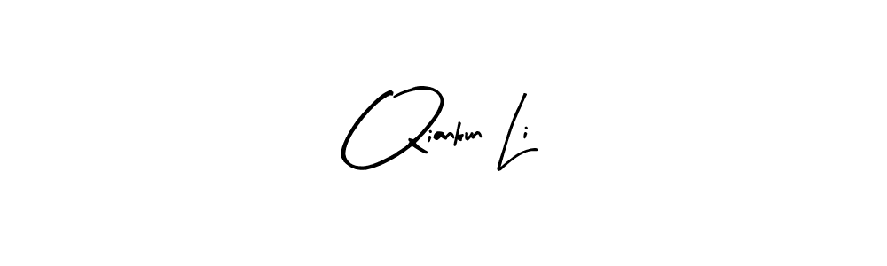 Make a beautiful signature design for name Qiankun Li. Use this online signature maker to create a handwritten signature for free. Qiankun Li signature style 8 images and pictures png