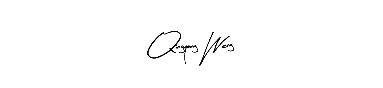 Use a signature maker to create a handwritten signature online. With this signature software, you can design (Arty Signature) your own signature for name Qingyang Weng. Qingyang Weng signature style 8 images and pictures png
